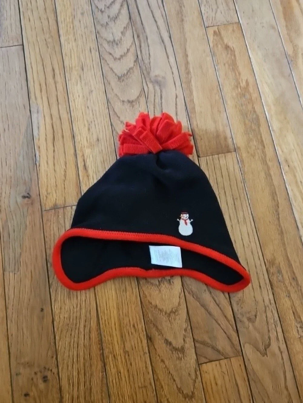JANIE & JACK SNOWMAN Fleece Hat SNOWMAN LANE WINTER HAT 2t 3t